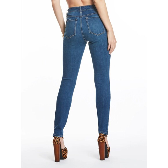 Jessica Simpson Kiss Me Skinny Jeans Sz 16W Sweet Charlotte Dark Wash - Picture 2 of 7